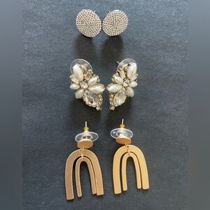 3 Pairs of Earrings